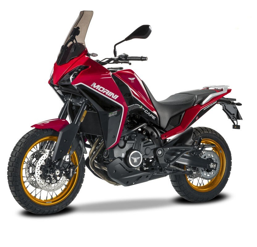 Moto Morini X-Cape: ecco la Gold Wheels Edition